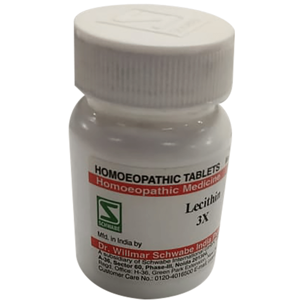 Dr Willmar Schwabe India Lecithin Trituration Tablet 3X