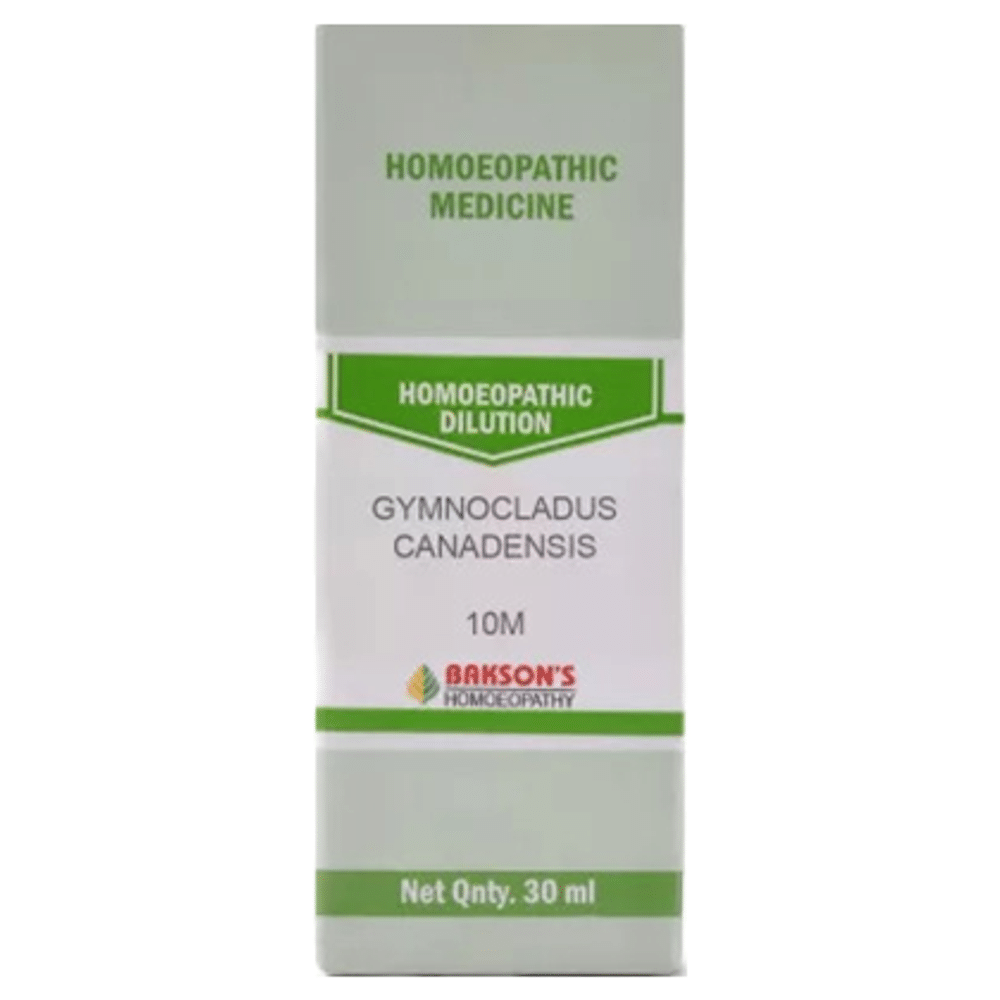 Bakson's Homeopathy Gymnocladus Canadensis Dilution 10M Bakson's Homeopathy Gymnocladus Canadensis Dilution 10M