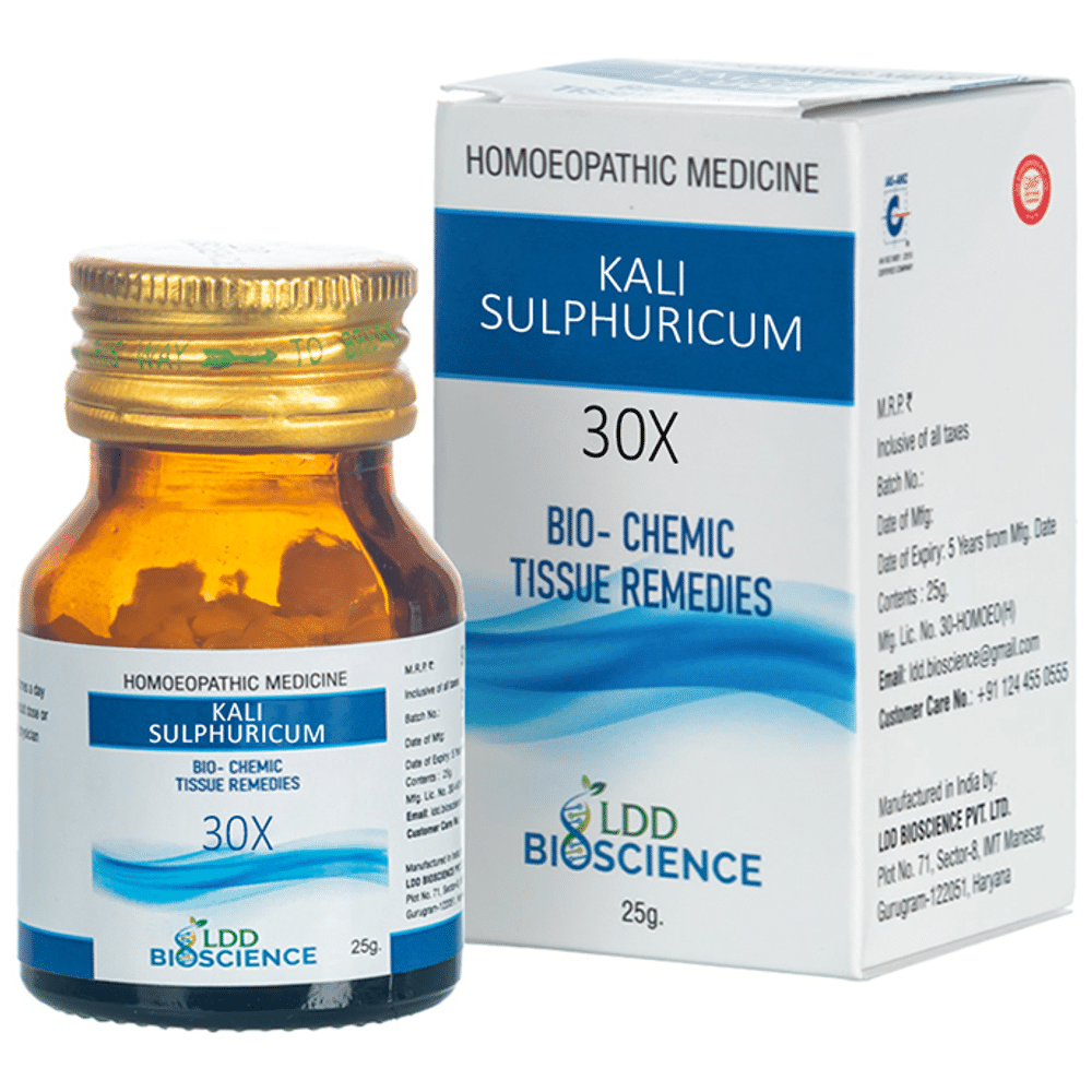 LDD Bioscience Kali Sulphuricum Biochemic Tablet 30X LDD Bioscience Kali Sulphuricum Biochemic Tablet 30X