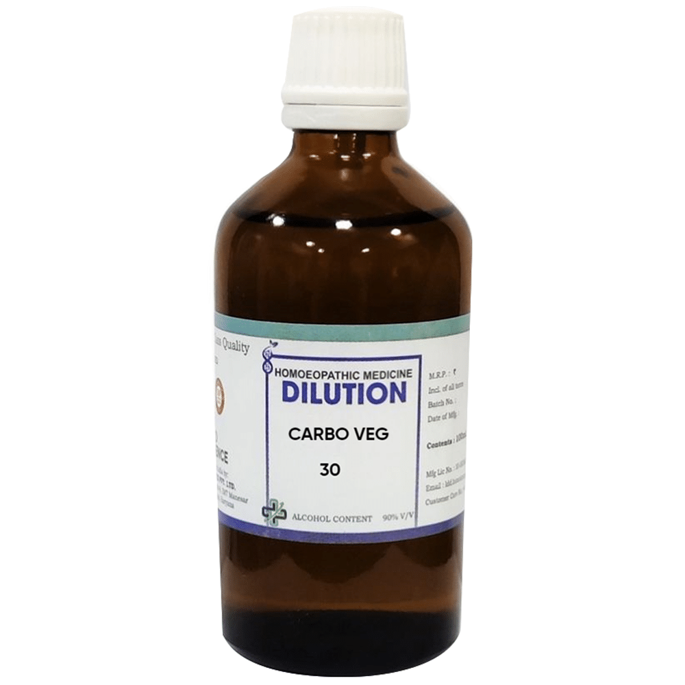 LDD Bioscience Carbo Veg Dilution 30 LDD Bioscience Carbo Veg Dilution 30