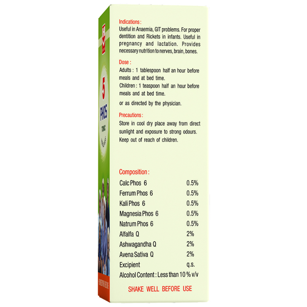 Homeopaths 5 Phos Tonic Homeopaths 5 Phos Tonic
