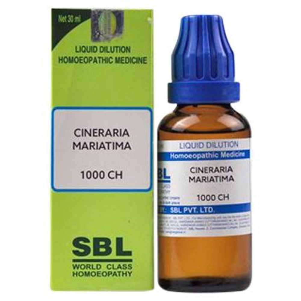 SBL Cineraria Mariatima Dilution 1000 CH SBL Cineraria Mariatima Dilution 1000 CH