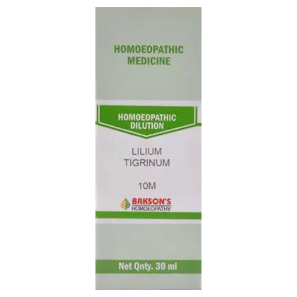 Bakson's Homeopathy Lilium Tigrinum Dilution 10M