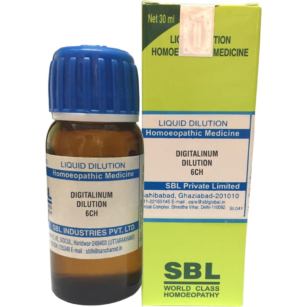 SBL Digitalinum Dilution 6 CH SBL Digitalinum Dilution 6 CH