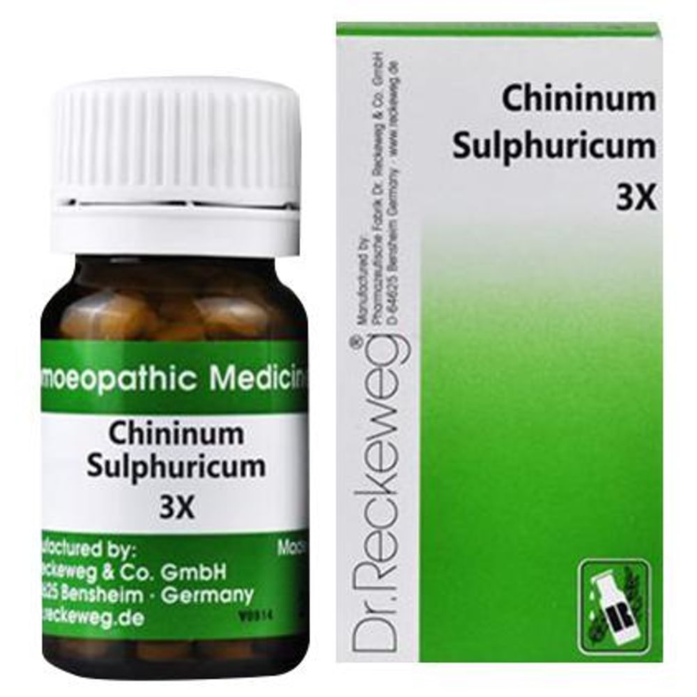 Dr. Reckeweg Chininum Sulphuricum Trituration Tablet 3X Dr. Reckeweg Chininum Sulphuricum Trituration Tablet 3X
