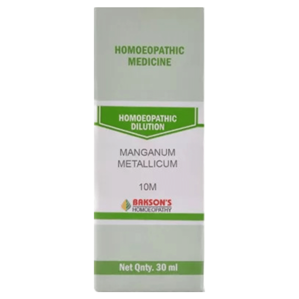 Bakson's Homeopathy Manganum Metallicum Dilution 10M