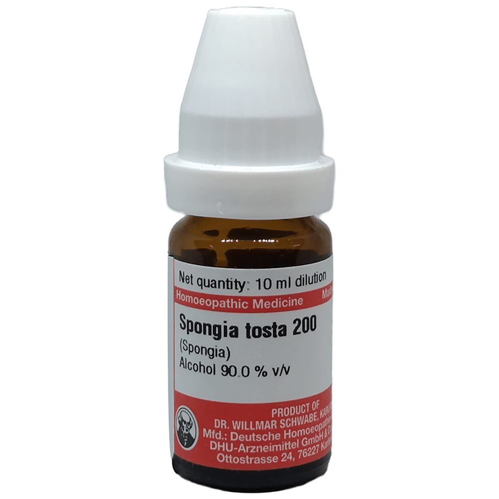 Dr Willmar Schwabe Germany Spongia Tosta Dilution 200 Dr Willmar Schwabe Germany Spongia Tosta Dilution 200