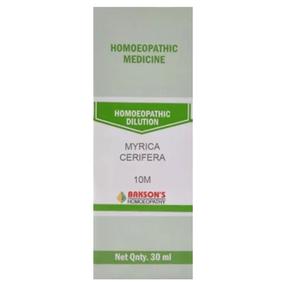 Bakson's Homeopathy Myrica Cerifera Dilution 10M