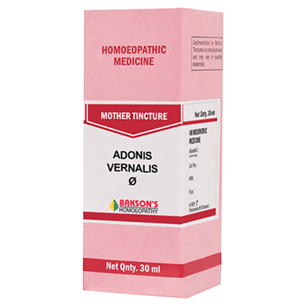 Bakson's Homeopathy Adonis Vernalis Mother Tincture Q Bakson's Homeopathy Adonis Vernalis Mother Tincture Q