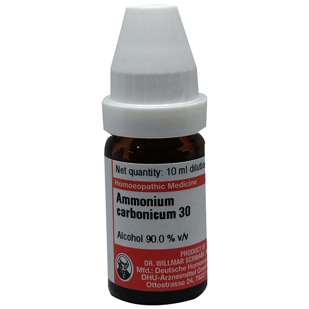 Dr Willmar Schwabe Germany Ammonium Carbonicum Dilution 30 Dr Willmar Schwabe Germany Ammonium Carbonicum Dilution 30