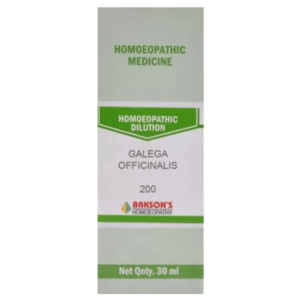 Bakson's Homeopathy Galega Officinalis Dilution 200 Bakson's Homeopathy Galega Officinalis Dilution 200