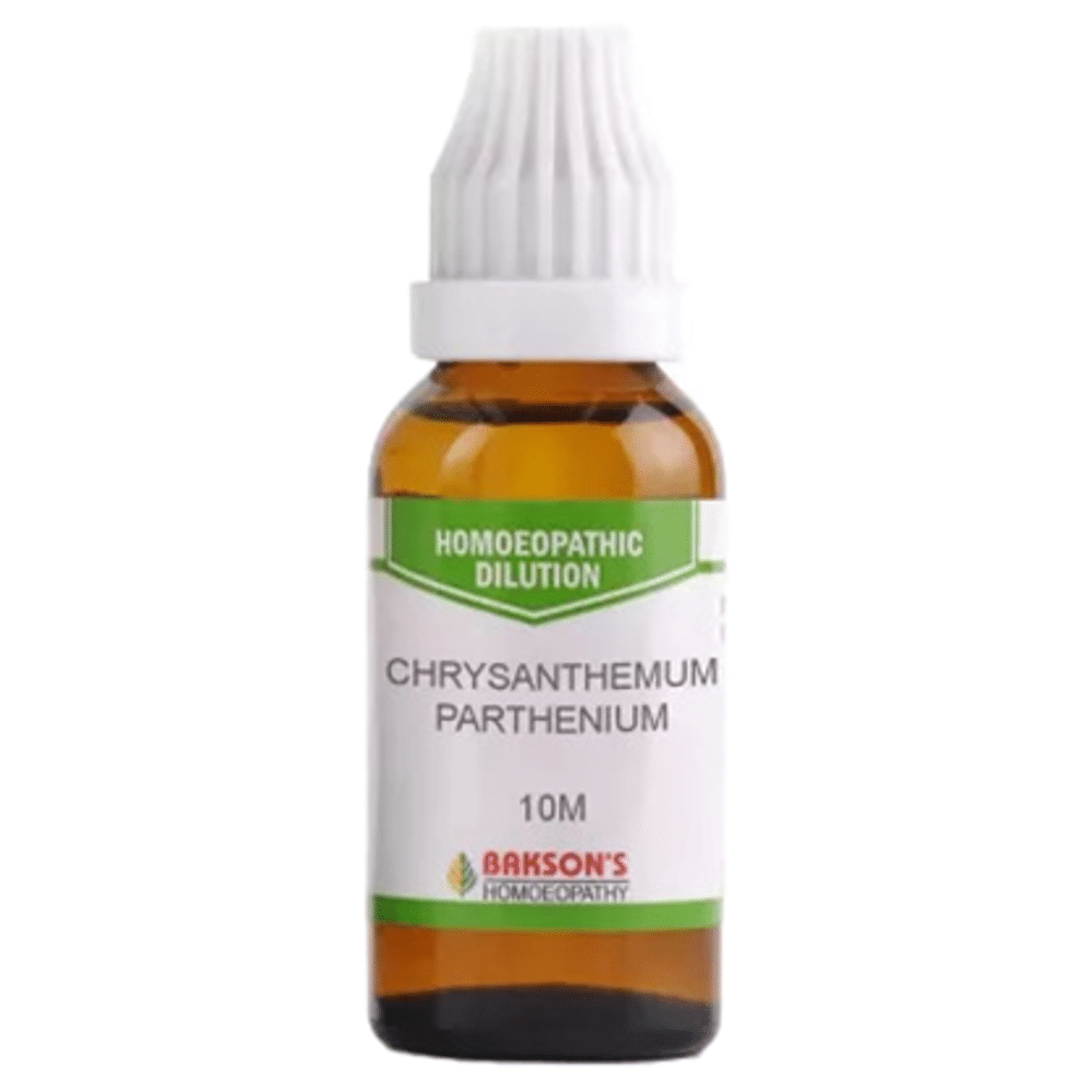Bakson's Homeopathy Chrysanthemum Parthenium Dilution 10M Bakson's Homeopathy Chrysanthemum Parthenium Dilution 10M