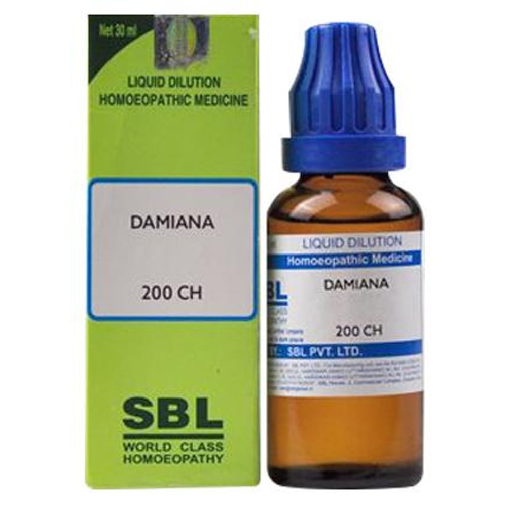 SBL Damiana Dilution 200 CH SBL Damiana Dilution 200 CH