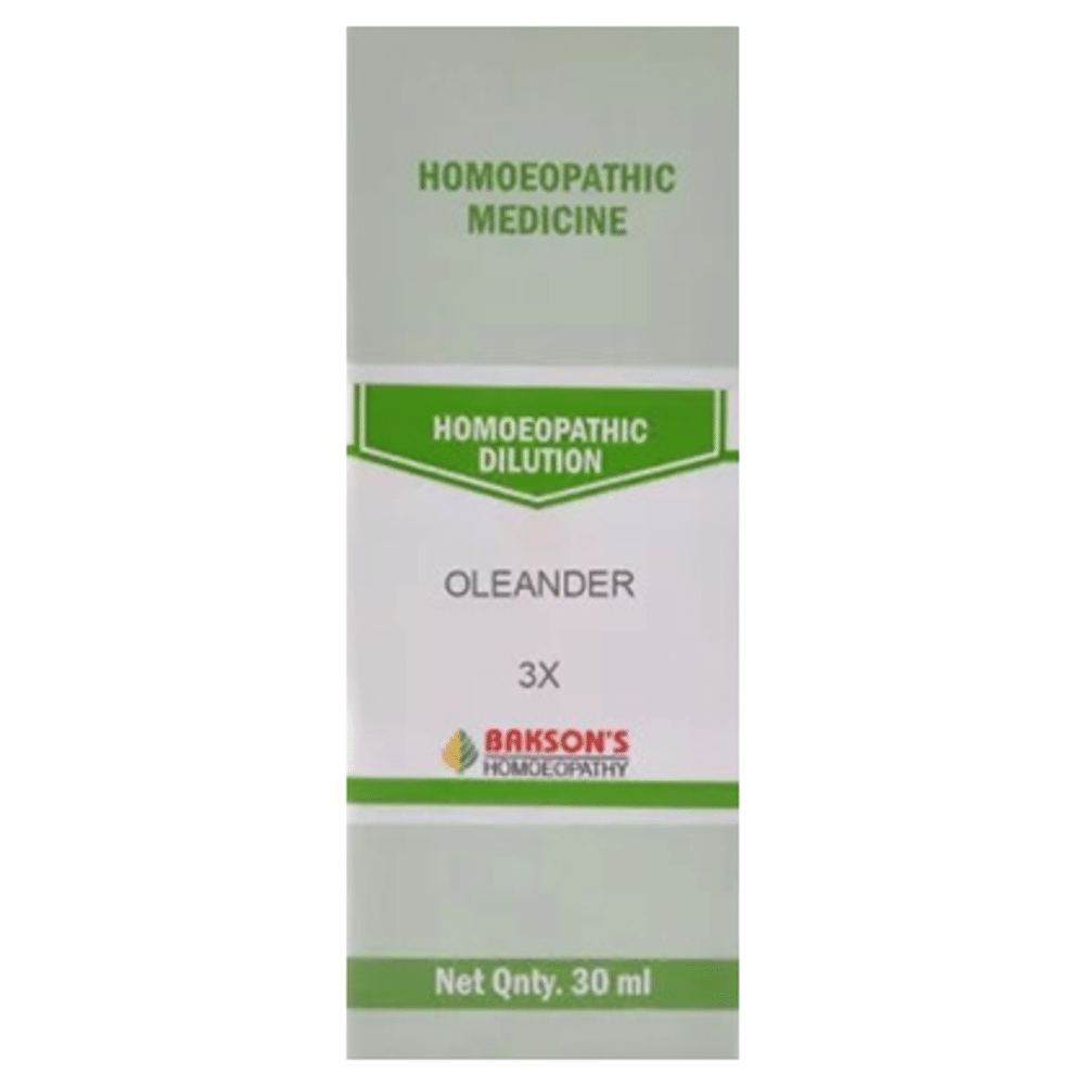Bakson's Homeopathy Oleander Dilution 3X