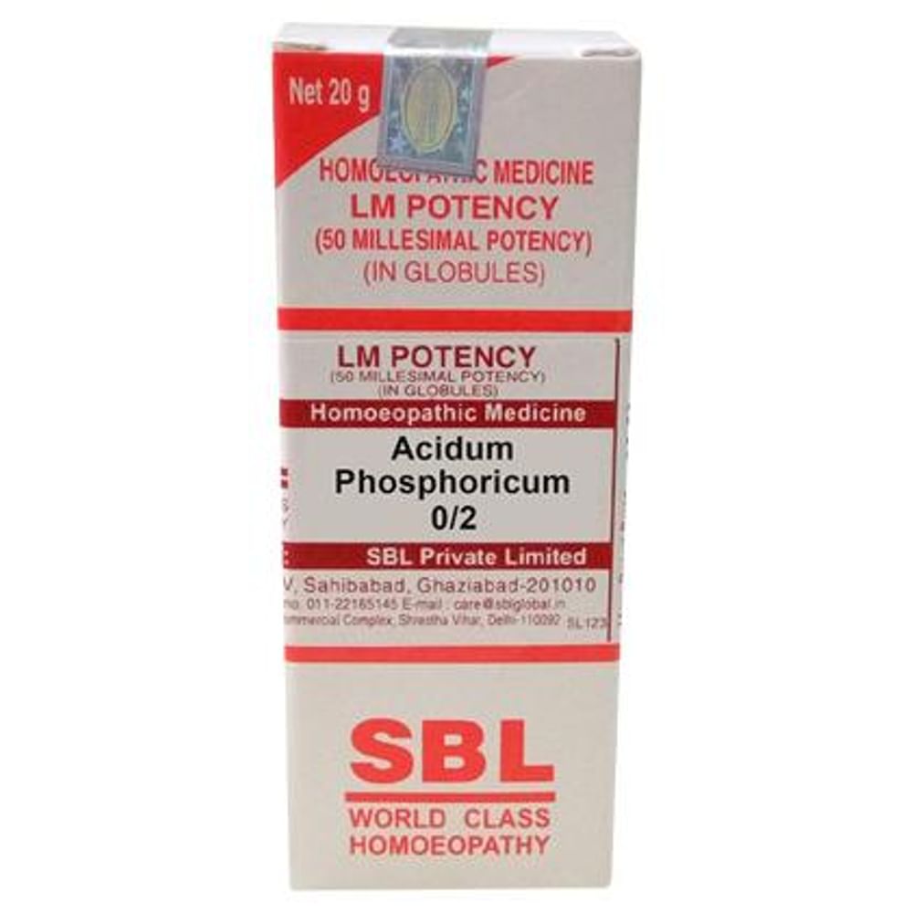 SBL Acidum Phosphoricum 0/2 LM SBL Acidum Phosphoricum 0/2 LM