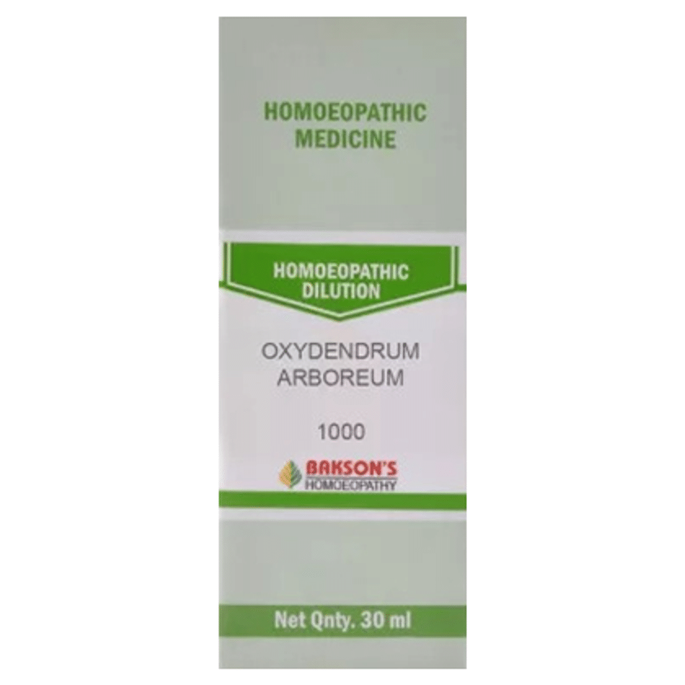 Bakson's Homeopathy Oxydendrum Arboreum Dilution 1000 CH