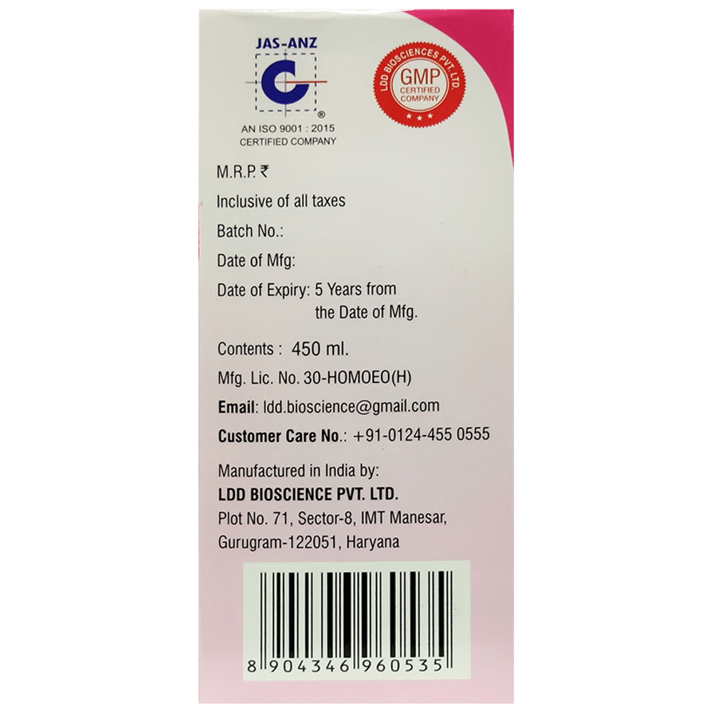 LDD Bioscience Mensoral Syrup LDD Bioscience Mensoral Syrup