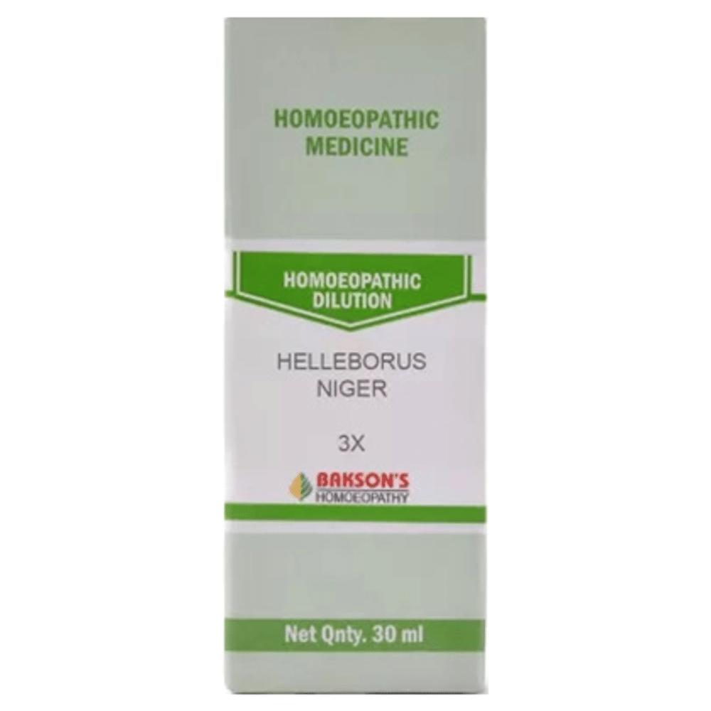 Bakson's Homeopathy Helleborus Niger Dilution 3X Bakson's Homeopathy Helleborus Niger Dilution 3X