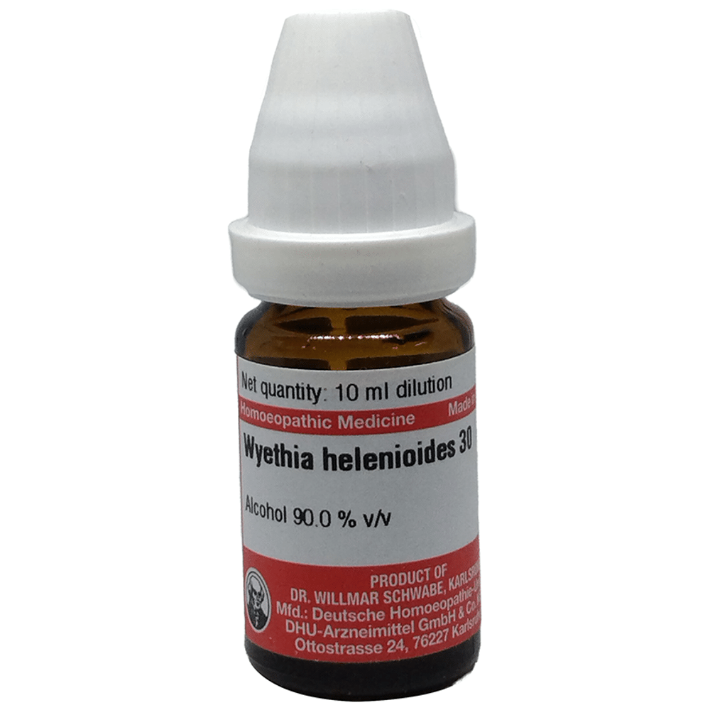 Dr Willmar Schwabe Germany Wyethia Helenioides  Dilution 30