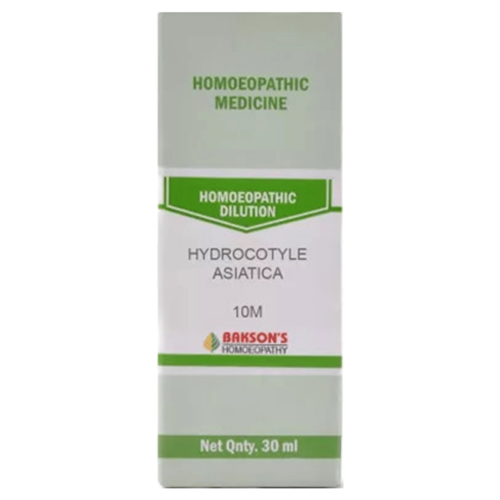 Bakson's Homeopathy Hydrocotyle Asiatica Dilution 10M