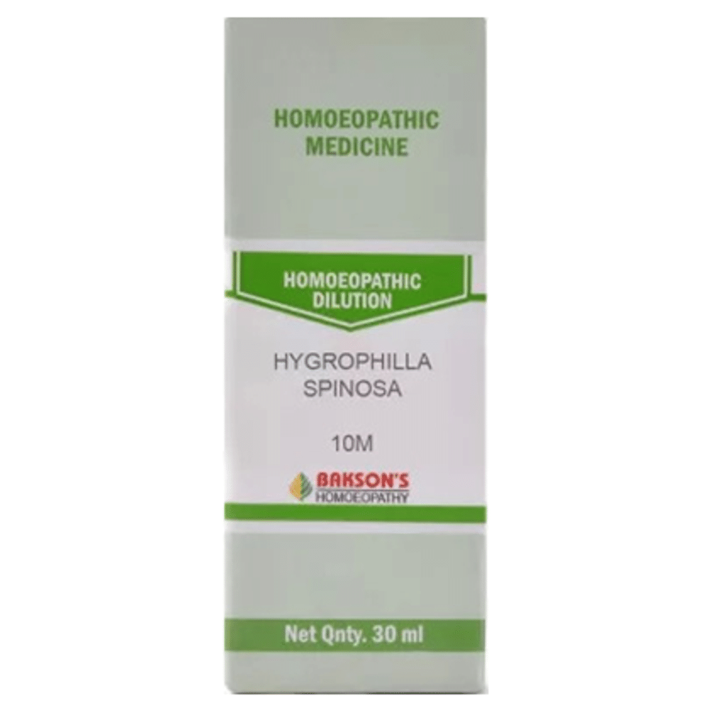 Bakson's Homeopathy Hygrophilla Spinosa Dilution 10M Bakson's Homeopathy Hygrophilla Spinosa Dilution 10M