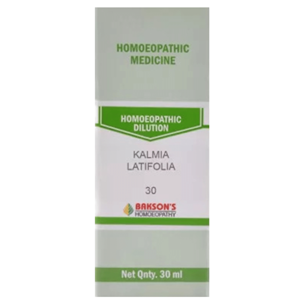 Bakson's Homeopathy Kalmia Latifolia Dilution 30 Bakson's Homeopathy Kalmia Latifolia Dilution 30