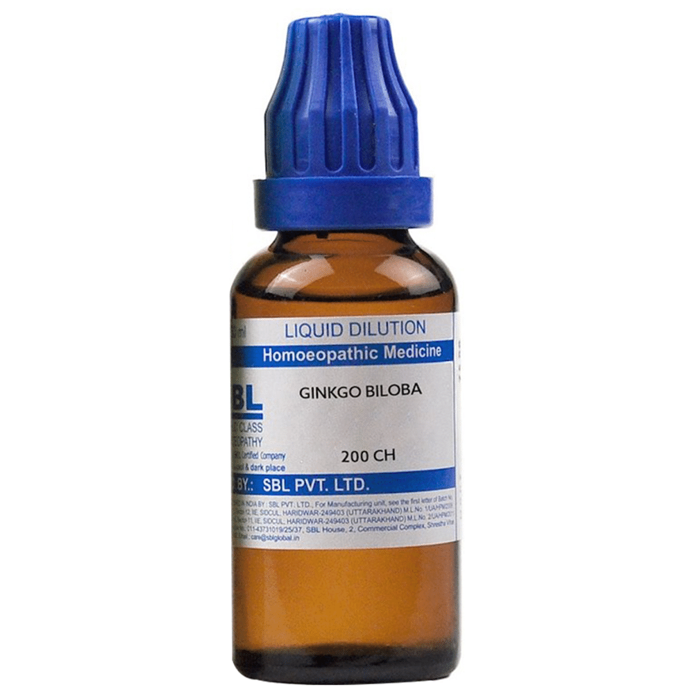 SBL Ginkgo Biloba Dilution 200 CH SBL Ginkgo Biloba Dilution 200 CH