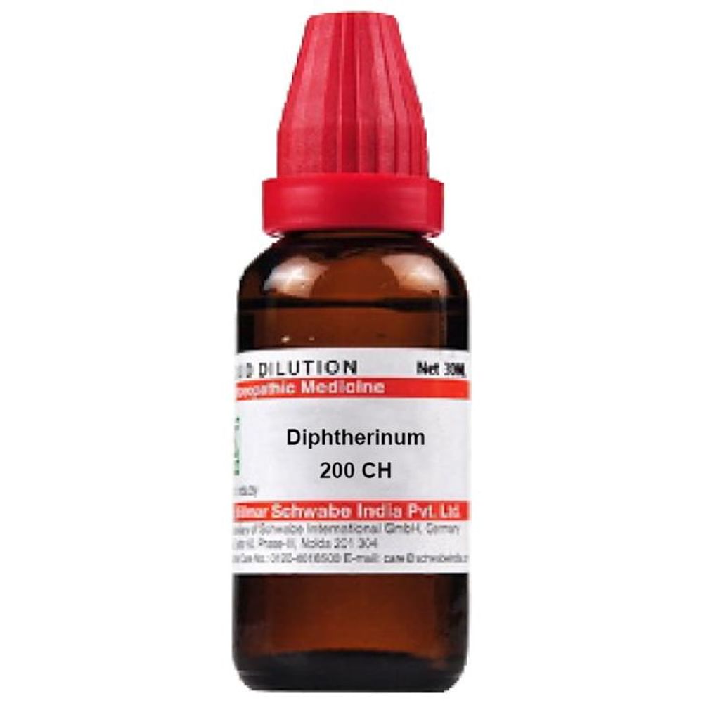 Dr Willmar Schwabe India Diphtherinum Dilution 200 CH Dr Willmar Schwabe India Diphtherinum Dilution 200 CH