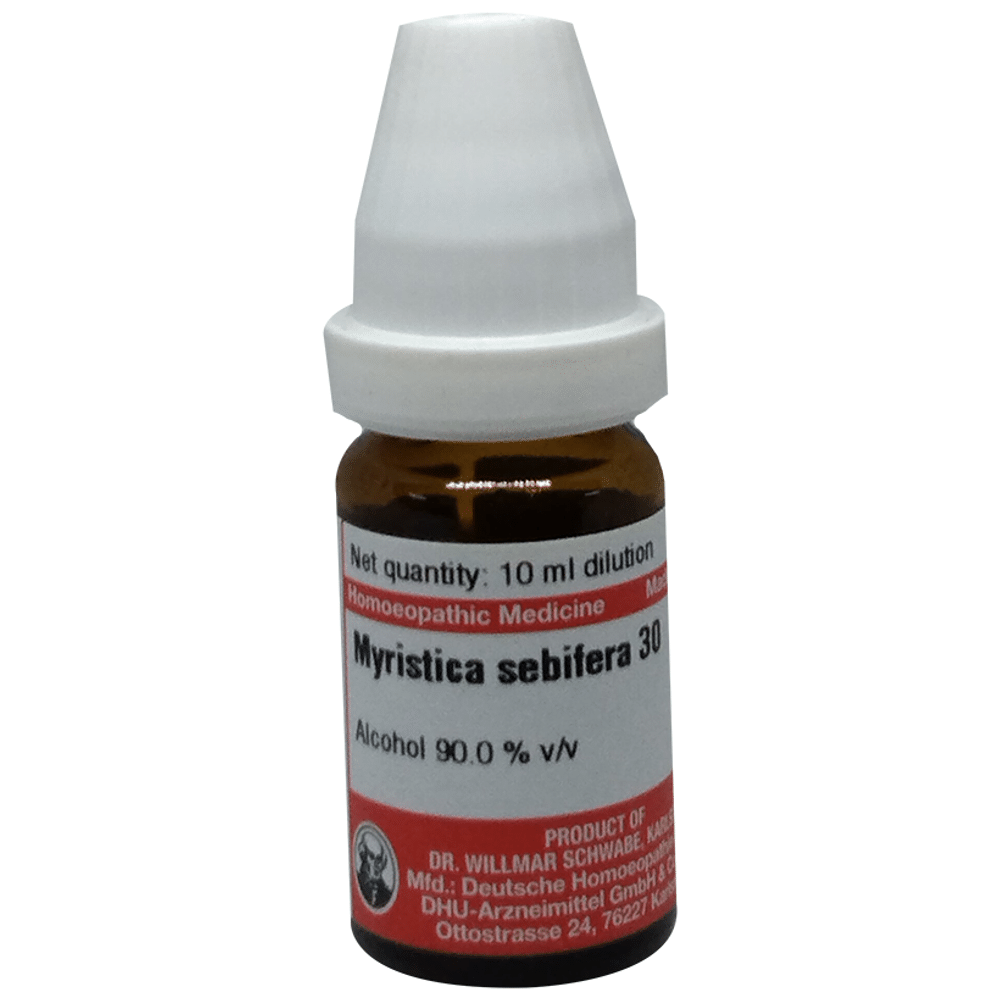 Dr Willmar Schwabe Germany Myristica Sebifera Dilution 30