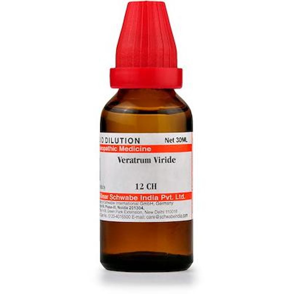 Dr Willmar Schwabe India Veratrum Viride Dilution 12 CH Dr Willmar Schwabe India Veratrum Viride Dilution 12 CH