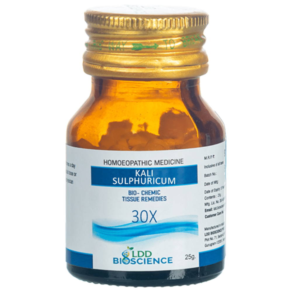 LDD Bioscience Kali Sulphuricum Biochemic Tablet 30X LDD Bioscience Kali Sulphuricum Biochemic Tablet 30X