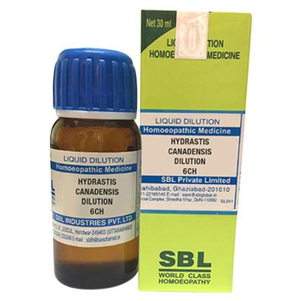 SBL Hydrastis Canadensis Dilution 6 CH SBL Hydrastis Canadensis Dilution 6 CH