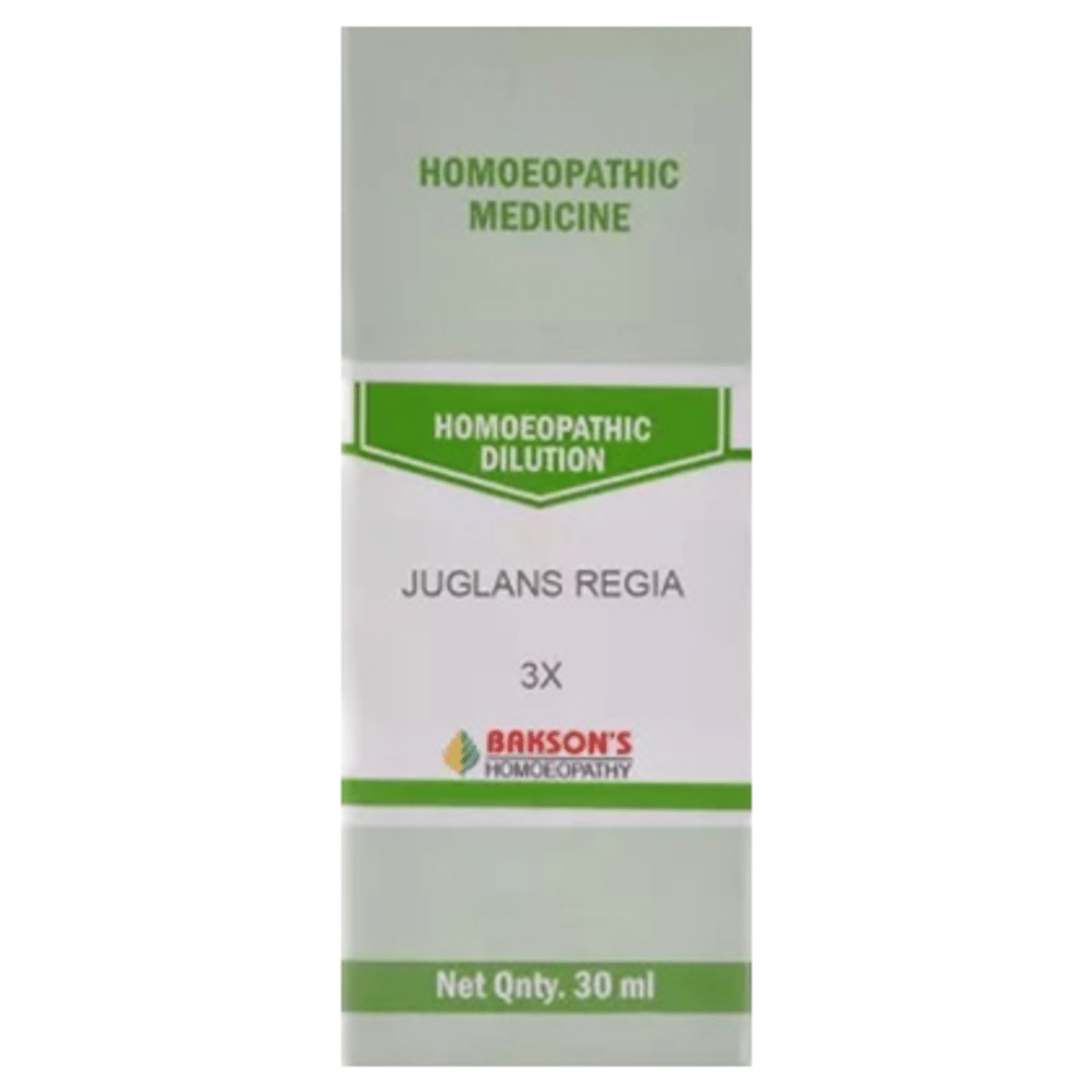 Bakson's Homeopathy Juglans Regia Dilution 3X Bakson's Homeopathy Juglans Regia Dilution 3X