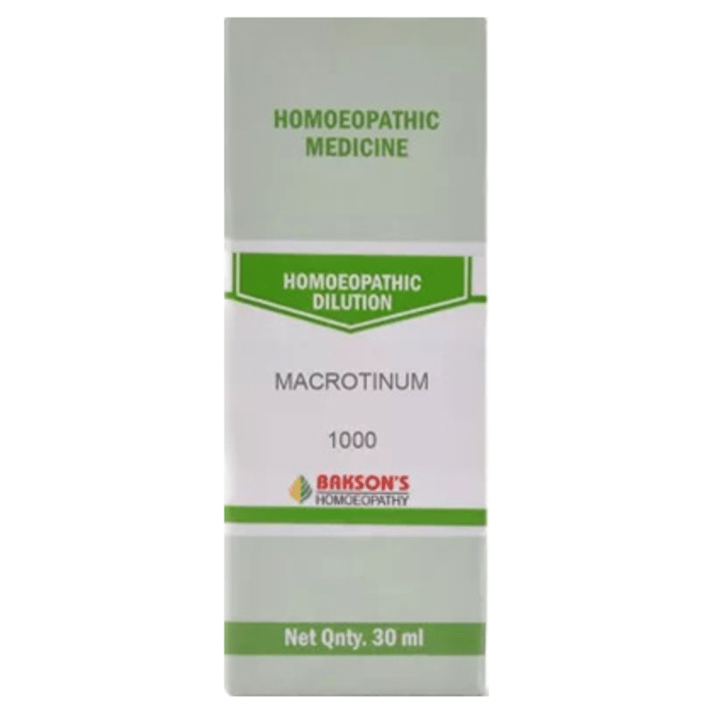 Bakson's Homeopathy Macrotinum Dilution 1000 CH