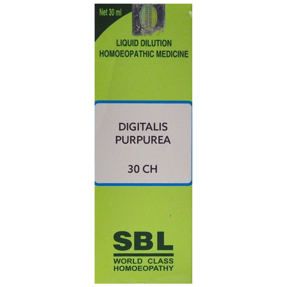 SBL Digitalis Purpurea Dilution 30 CH SBL Digitalis Purpurea Dilution 30 CH