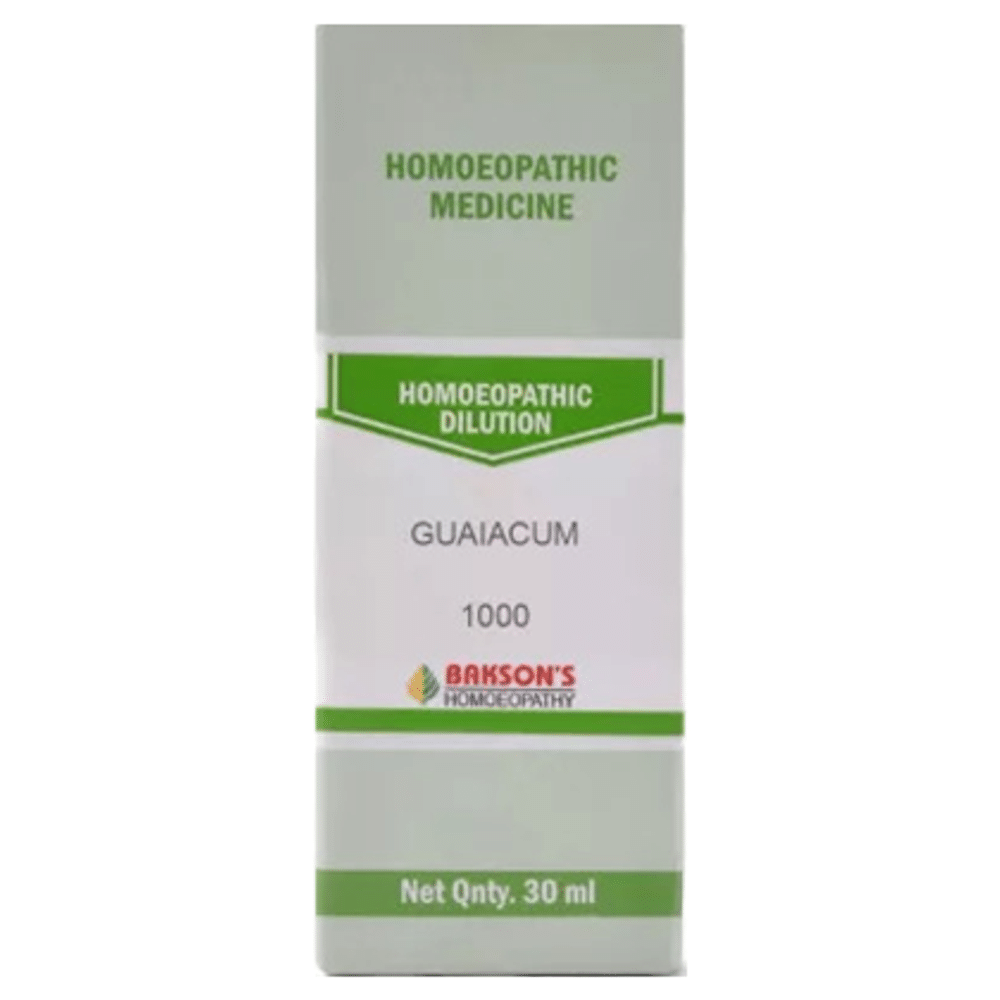 Bakson's Homeopathy Guaiacum Dilution 1000 CH