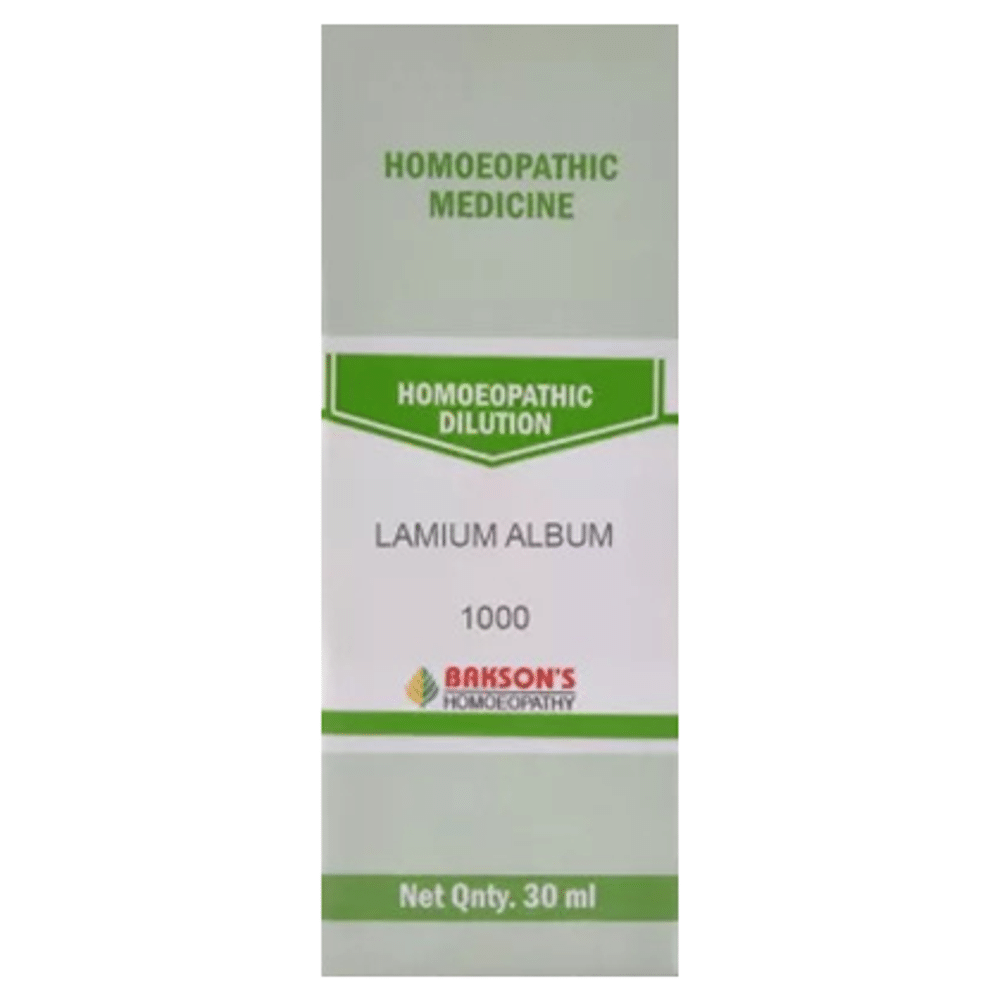 Bakson's Homeopathy Lamium Album Dilution 1000 CH Bakson's Homeopathy Lamium Album Dilution 1000 CH