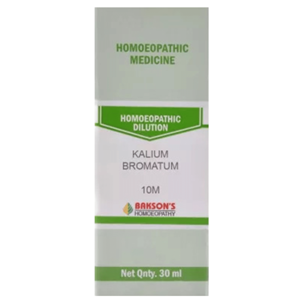 Bakson's Homeopathy Kalium Bromatum Dilution 10M Bakson's Homeopathy Kalium Bromatum Dilution 10M