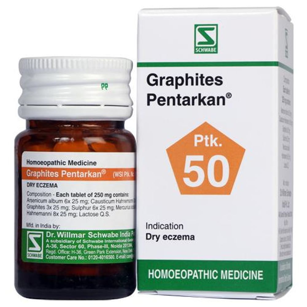 Dr Willmar Schwabe India Graphites Pentarkan Ptk 50 Tablet Dr Willmar Schwabe India Graphites Pentarkan Ptk 50 Tablet