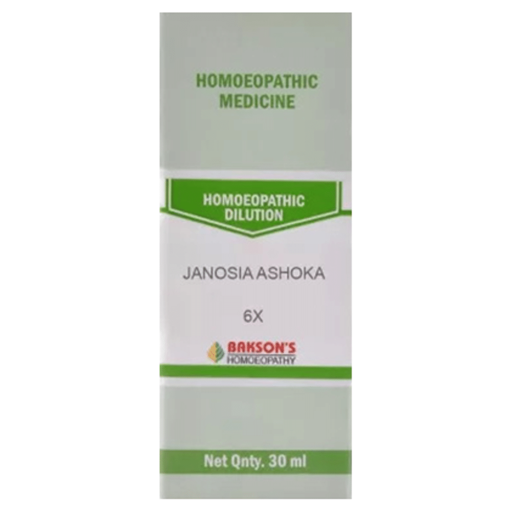 Bakson's Homeopathy Janosia Ashoka Dilution 6X Bakson's Homeopathy Janosia Ashoka Dilution 6X