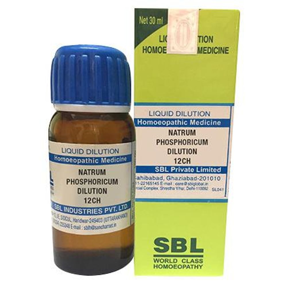 SBL Natrum Phosphoricum Dilution 12 CH SBL Natrum Phosphoricum Dilution 12 CH