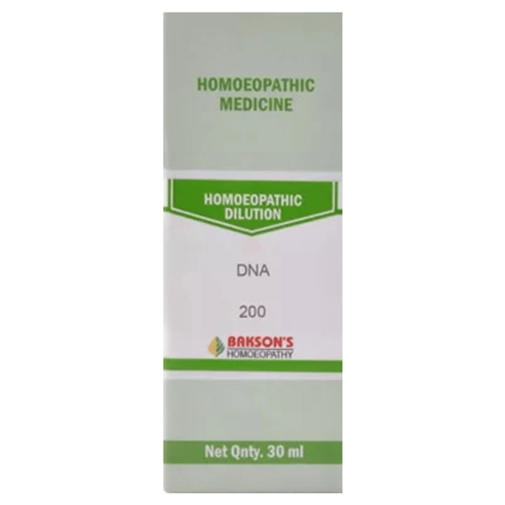 Bakson's Homeopathy Dilution DNA 200 Bakson's Homeopathy Dilution DNA 200