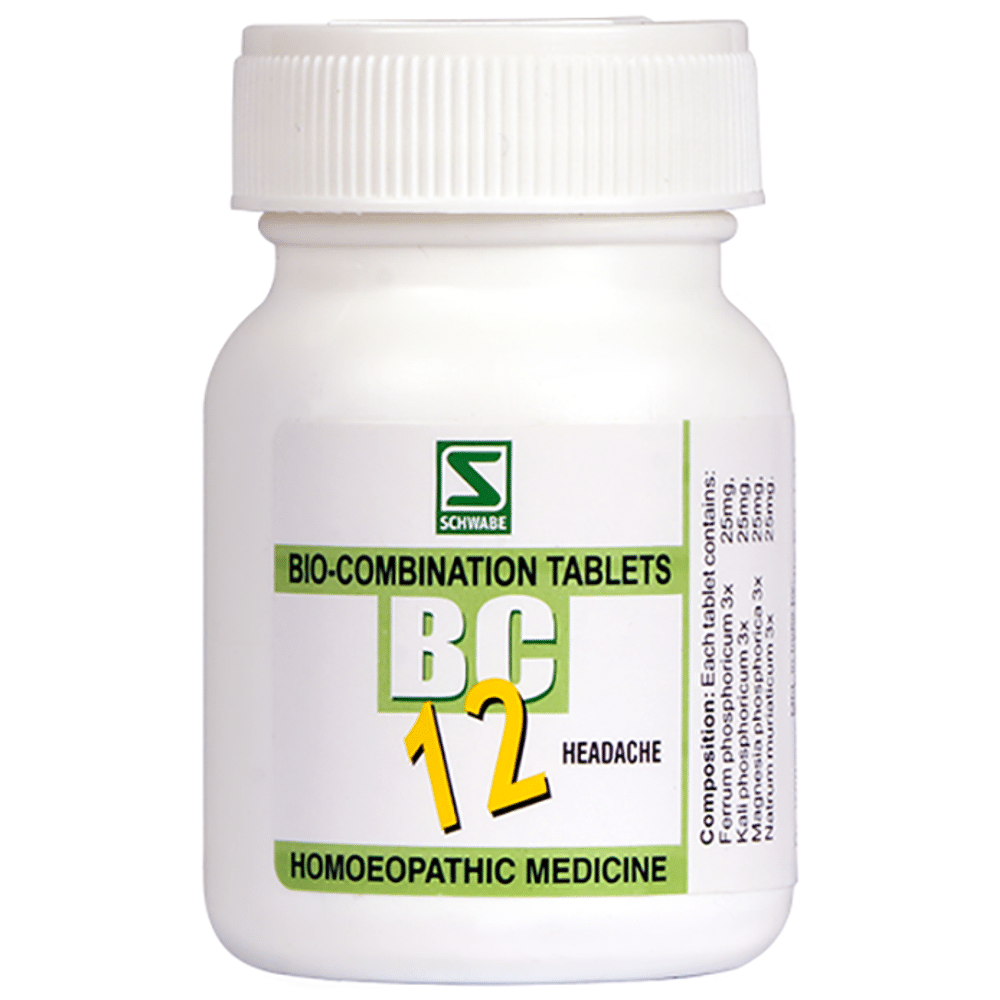 Dr Willmar Schwabe India Bio-Combination 12 (BC 12) Tablet Dr Willmar Schwabe India Bio-Combination 12 (BC 12) Tablet