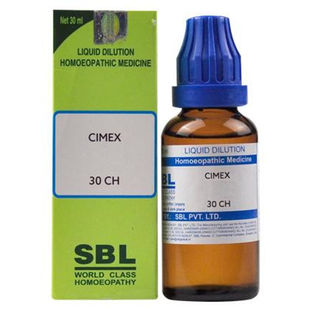 SBL Cimex Dilution 30 CH SBL Cimex Dilution 30 CH