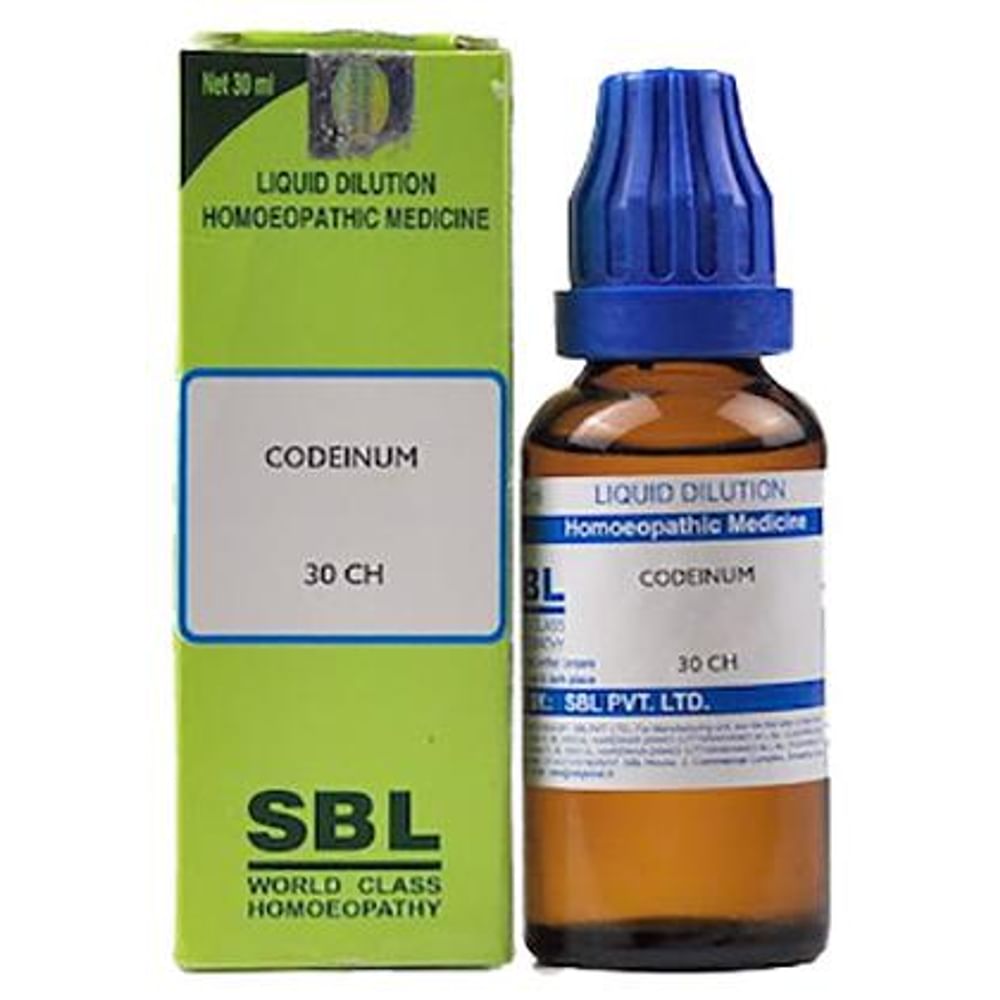 SBL Codeinum Dilution 30 CH SBL Codeinum Dilution 30 CH