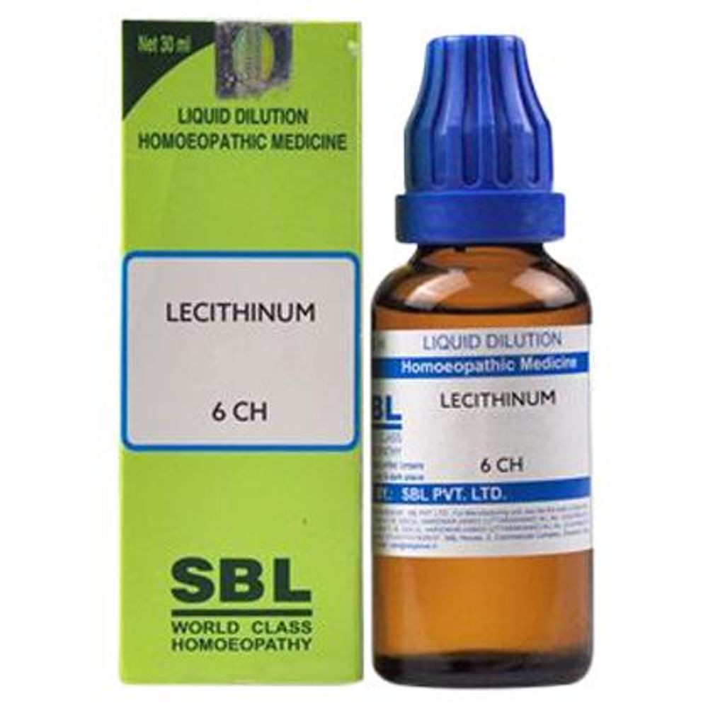 SBL Lecithinum Dilution 6 CH SBL Lecithinum Dilution 6 CH