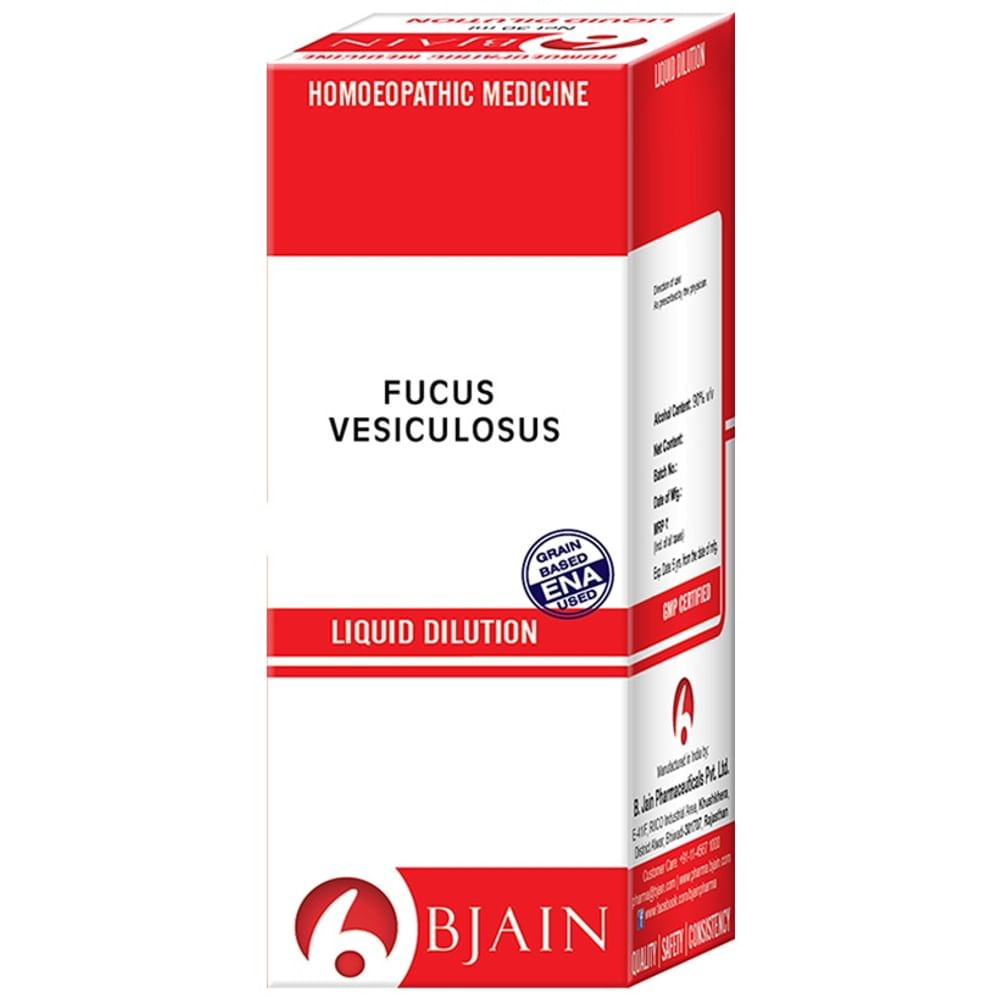 Bjain Fucus Vesiculosus Dilution 1000 CH Bjain Fucus Vesiculosus Dilution 1000 CH
