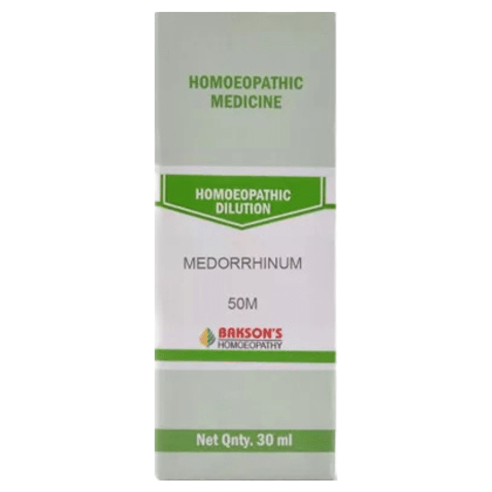 Bakson's Homeopathy Medorrhinum Dilution 50M Bakson's Homeopathy Medorrhinum Dilution 50M