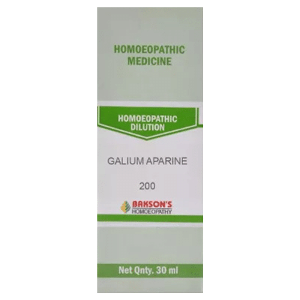 Bakson's Homeopathy Galium Aparine Dilution 200 Bakson's Homeopathy Galium Aparine Dilution 200