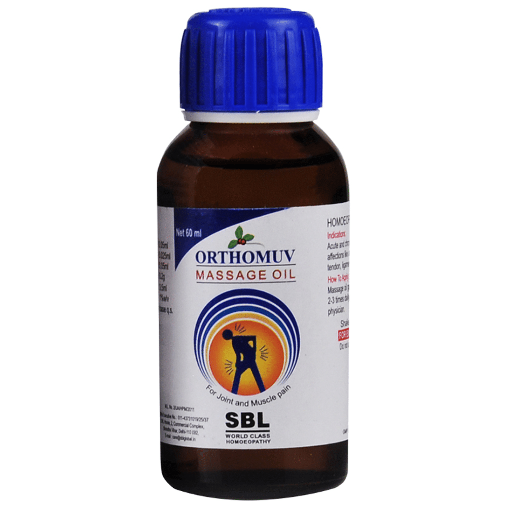SBL Orthomuv Massage Oil SBL Orthomuv Massage Oil